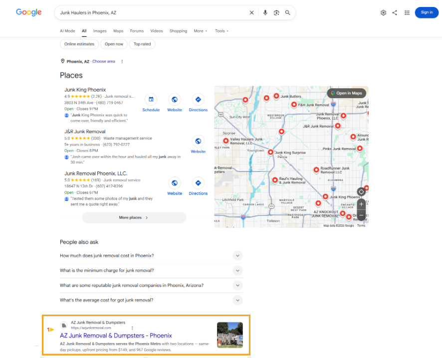 National Keyword Ranking Campaign